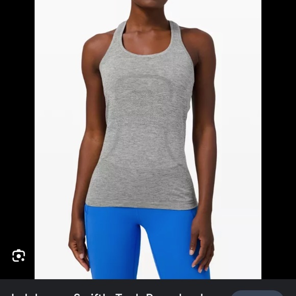 EUC Lululemon Run Swiftly Tech Racerback Tank Top 🖤🍋 - Picture 4 of 5